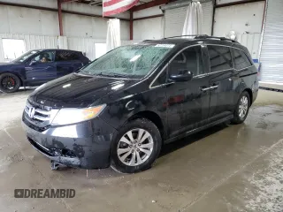 2016 Honda Odyssey EX-L with VIN 5FNRL5H66GB025002, listed as a Copart auction lot 52234075 with 139,604 mi miles and Salvage Title. Bid and sale history available at DreamBid. Image 1.