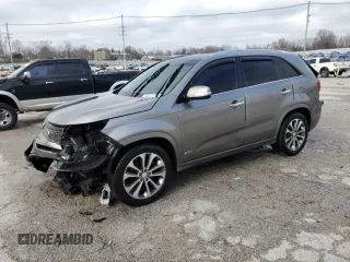 2014 Kia Sorento SX Limited with VIN 5XYKWDA74EG536509, listed as a Copart auction lot 86627414 with 107,093 mi miles and Salvage Title. Bid and sale history available at DreamBid. Image 1.