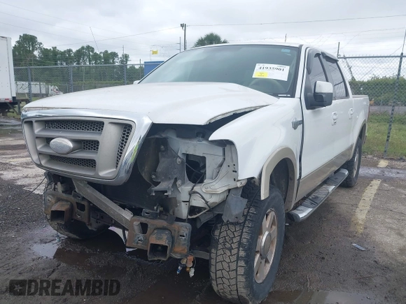 2007 Ford F-150 XLT with VIN 1FTPW14V57KB11862, listed as a IAAI auction lot 41935901 with 251,888 mi miles and . Bid and sale history available at DreamBid. Image 2.