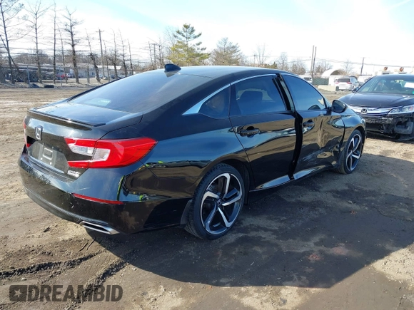 2022 Honda Accord Sedan Sport SE with VIN 1HGCV1F47NA115762, listed as a IAAI auction lot 41513845 with 10,520 mi miles. Bid and sale history available at carsss.com. Image 4.