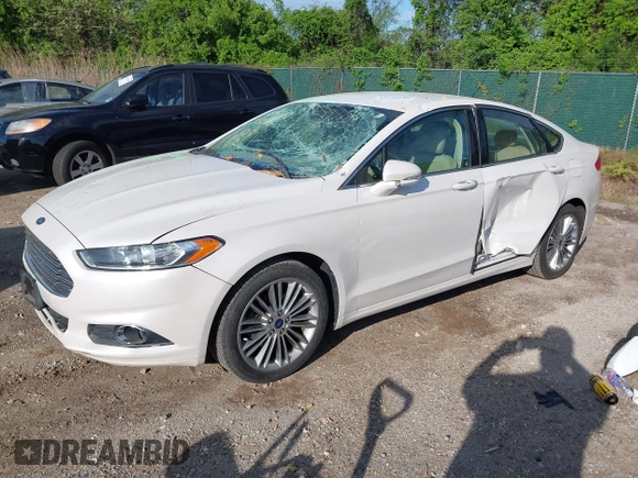 2014 Ford Fusion SE with VIN 3FA6P0H92ER340353, listed as a IAAI auction lot 42126171 with 104,484 mi miles and . Bid and sale history available at DreamBid. Image 2.