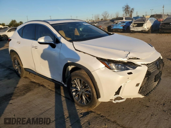 2022 Lexus NX with VIN 2T2AGCEZXNC003053, listed as a Copart auction lot 41659275 with 20,062 mi miles and Salvage Title. Bid and sale history available at carsss.com. Image 4.