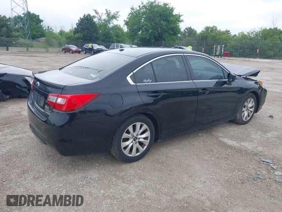 2015 Subaru Legacy Premium with VIN 4S3BNAC64F3068454, listed as a IAAI auction lot 42587570 with 223,600 mi miles and . Bid and sale history available at DreamBid. Image 4.