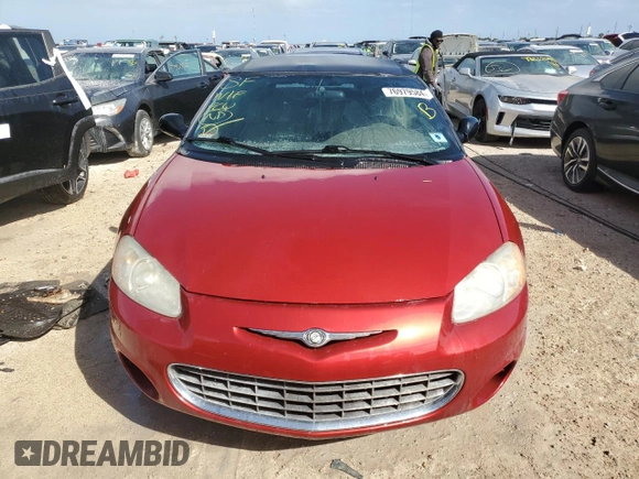 2003 Chrysler Sebring with VIN 1C3EL75T73N524783, listed as a Copart auction lot 76979584 with Not Provided miles and Non Repairable. Bid and sale history available at DreamBid. Image 5.