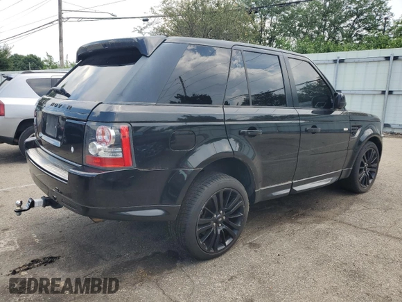 2010 Land Rover Range Rover Sport HSE Lux with VIN SALSK2D41AA249293, listed as a Copart auction lot 61555505 with Not provided miles and Clean title. Bid and sale history available at DreamBid. Image 3.