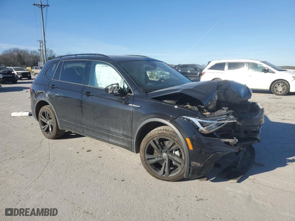 2023 Volkswagen Tiguan SE R-Line Black with VIN 3VVCB7AX0PM017529, listed as a Copart auction lot 47434095 with 55,212 mi miles and Salvage Title. Bid and sale history available at carsss.com. Image 4.
