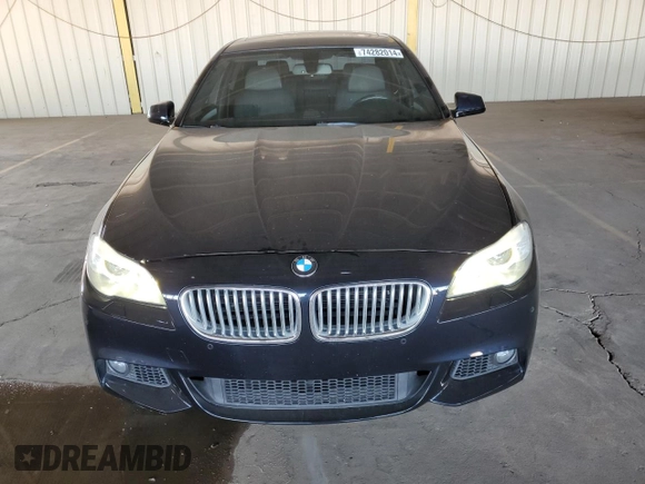 2013 BMW 5 Series 550i with VIN WBAFR9C5XDD226635, listed as a Copart auction lot 74282014 with 71,010 mi miles and Clean Title. Bid and sale history available at DreamBid. Image 5.