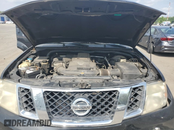 2010 Nissan Pathfinder S with VIN 5N1AR1NB0AC630249, listed as a Copart auction lot 63327905 with 119,913 mi miles and Salvage title. Bid and sale history available at DreamBid. Image 12.