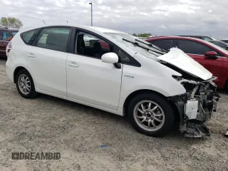 2017 Toyota Prius v Two with VIN JTDZN3EU0HJ070917, listed as a Copart auction lot 50541165 with 13,177 mi miles and Salvage Title. Bid and sale history available at carsss.com. Image 4.