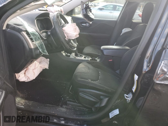 2016 Jeep Cherokee Latitude with VIN 1C4PJMCB2GW199589, listed as a Copart auction lot 46956455 with 105,080 mi miles and Salvage Title. Bid and sale history available at DreamBid. Image 7.