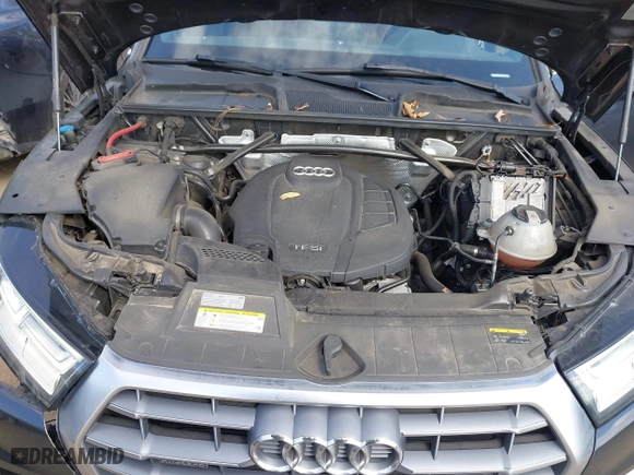 2018 Audi Q5 Premium Plus with VIN WA1BNAFY6J2040385, listed as a IAAI auction lot 41600628 with 109,351 mi miles. Bid and sale history available at carsss.com. Image 10.