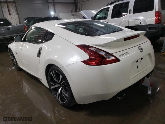 2018 Nissan 370Z Coupe with VIN JN1AZ4EH1JM571302, listed as a Copart auction lot 76838084 with 42002 miles and Salvage Title. Bid and sale history available at carsss.com. Image 2.