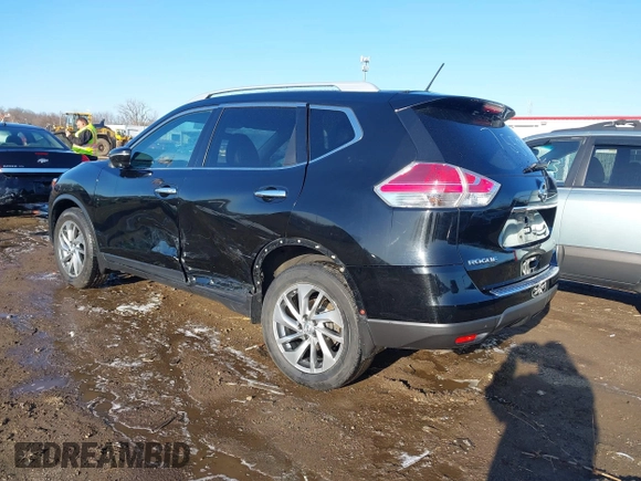 2014 Nissan Rogue S with VIN 5N1AT2MV7EC755967, listed as a IAAI auction lot 41800889 with 130,811 mi miles. Bid and sale history available at carsss.com. Image 3.