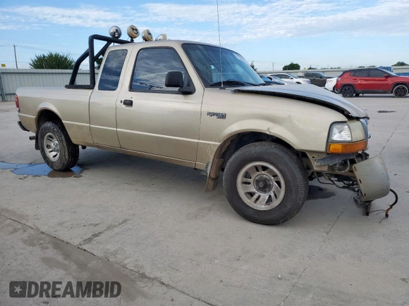 1999 Ford Ranger XL with VIN 1FTYR14VXXPA72216, listed as a Copart auction lot 61868295 with 230,074 mi miles and Salvage title. Bid and sale history available at DreamBid. Image 4.