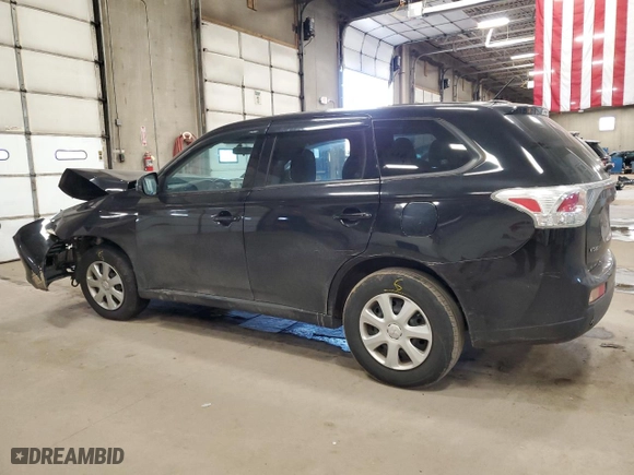 2014 Mitsubishi Outlander ES with VIN JA4AD2A38EZ014285, listed as a Copart auction lot 49004495 with 164,019 mi miles and Salvage Title. Bid and sale history available at carsss.com. Image 2.