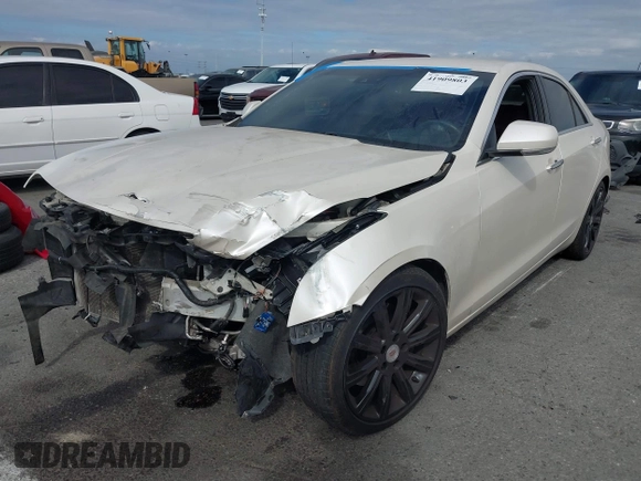 2013 Cadillac ATS Premium with VIN 1G6AF5SX5D0138524, listed as a IAAI auction lot 41909803 with 152,448 mi miles. Bid and sale history available at carsss.com. Image 2.