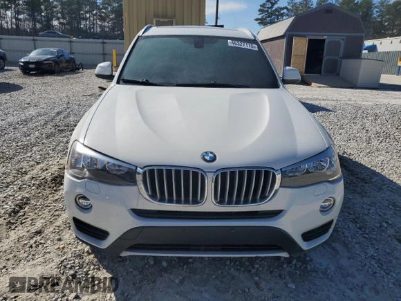 2017 BMW X3 sDrive28i with VIN 5UXWZ7C30H0V91598, listed as a Copart auction lot 46327115 with Not Provided miles and Non Repairable. Bid and sale history available at DreamBid. Image 5.