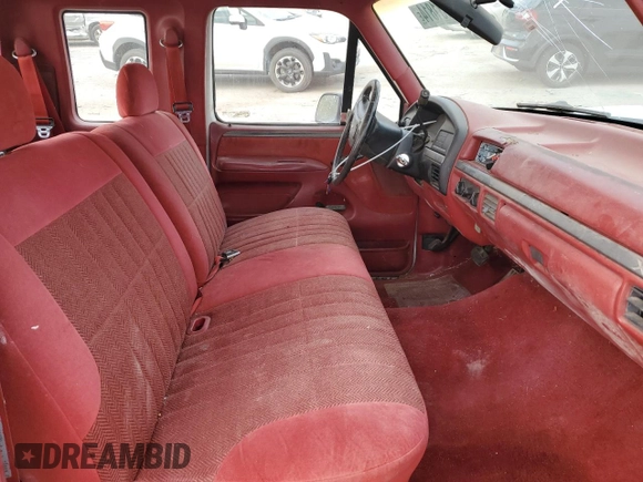 1992 Ford F-150 with VIN 1FTEX15N5NKA30134, listed as a Copart auction lot 76131814 with 213,258 mi miles and Salvage Title. Bid and sale history available at carsss.com. Image 7.
