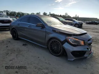 2015 Mercedes-Benz CLA 45 AMG with VIN WDDSJ5CB2FN229541, listed as a Copart auction lot 66488893 with 47,190 mi miles and . Bid and sale history available at DreamBid. Image 4.