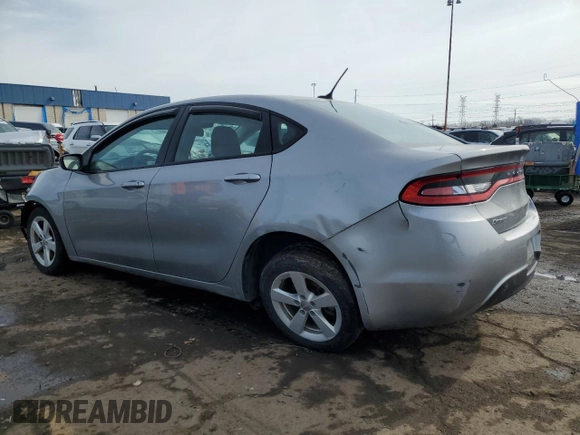 2015 Dodge Dart SXT with VIN 1C3CDFBB8FD222570, listed as a Copart auction lot 46621535 with 158,240 mi miles and Salvage Title. Bid and sale history available at carsss.com. Image 2.