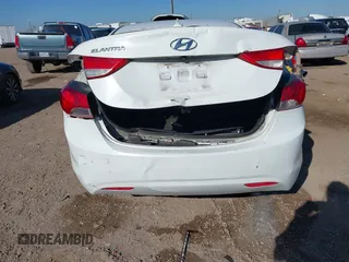 2011 Hyundai Elantra GLS with VIN 5NPDH4AE2BH002849, listed as a IAAI auction lot 41641610 with 186,923 mi miles. Bid and sale history available at carsss.com. Image 16.