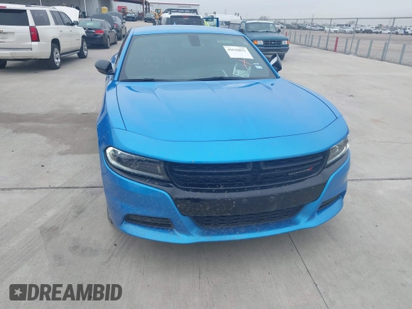 2023 Dodge Charger SXT with VIN 2C3CDXBG3PH631856, listed as a IAAI auction lot 41626032 with 23,447 mi miles. Bid and sale history available at carsss.com. Image 12.
