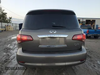 2013 Infiniti QX56 with VIN JN8AZ2NE5D9042275, listed as a Copart auction lot 78500824 with 210,346 mi miles and Salvage Title. Bid and sale history available at carsss.com. Image 6.