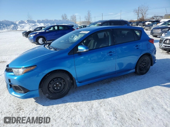 2016 Scion iM with VIN JTNKARJE1GJ512192, listed as a Copart auction lot 45087335 with 102,126 mi miles and Salvage Title. Bid and sale history available at carsss.com. Image 1.