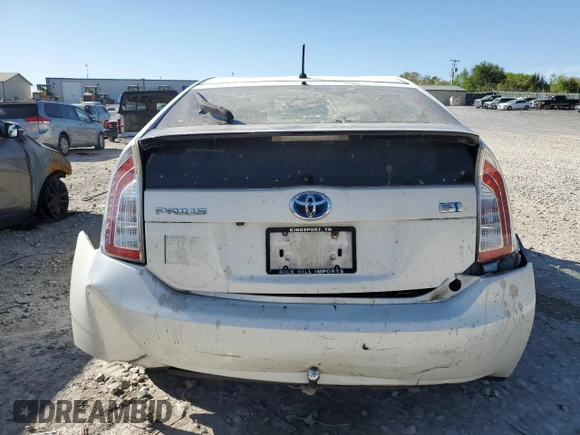 2015 Toyota Prius Four with VIN JTDKN3DU9F1910175, listed as a Copart auction lot 53041805 with 105,991 mi miles and Salvage Title. Bid and sale history available at carsss.com. Image 6.