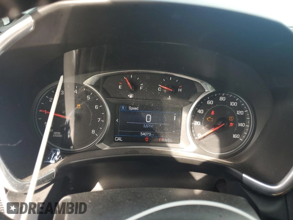 2021 Chevrolet Equinox LT with VIN 3GNAXKEV3ML324074, listed as a Copart auction lot 62095445 with 54,073 mi miles and Salvage title. Bid and sale history available at DreamBid. Image 9.
