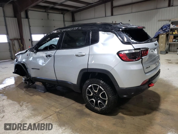 2024 Jeep Compass Trailhawk with VIN 3C4NJDDN5RT149519, listed as a Copart auction lot 51455005 with 23,062 mi miles and Non repairable. Bid and sale history available at DreamBid. Image 2.