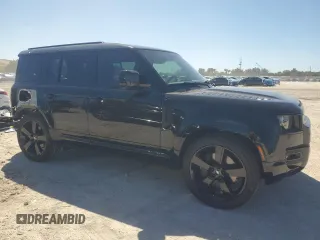 2024 Land Rover Defender X-Dynamic SE with VIN SALE27EU2R2351734, listed as a Copart auction lot 49209105 with 6,087 mi miles and Salvage title. Bid and sale history available at DreamBid. Image 4.