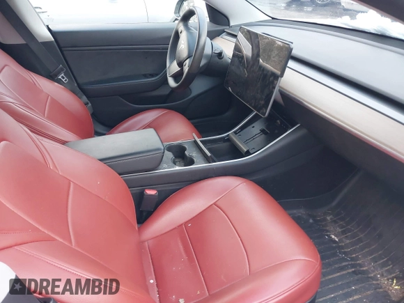 2020 Tesla Model 3 Long Range with VIN 5YJ3E1EB6LF784169, listed as a IAAI auction lot 40957226 with 96,415 mi miles. Bid and sale history available at carsss.com. Image 5.