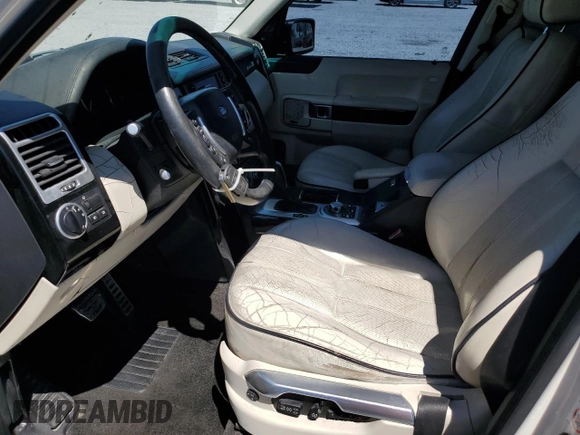 2008 Land Rover Range Rover SC with VIN SALMF13448A293842, listed as a Copart auction lot 53118915 with 134,429 mi miles and Salvage title. Bid and sale history available at DreamBid. Image 7.