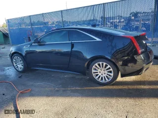 2012 Cadillac CTS Coupe with VIN 1G6DA1E32C0156751, listed as a Copart auction lot 61639424 with 138,654 mi miles and Salvage Title. Bid and sale history available at carsss.com. Image 2.