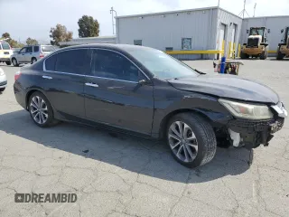 2014 Honda Accord Sedan Sport with VIN 1HGCR2F50EA185817, listed as a Copart auction lot 53385285 with 112,307 mi miles and Salvage Title. Bid and sale history available at carsss.com. Image 4.