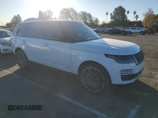2019 Land Rover Range Rover with VIN SALGS5RE9KA540070, listed as a Copart auction lot 88812525 with 99,780 mi miles and Salvage title. Bid and sale history available at DreamBid. Image 4.