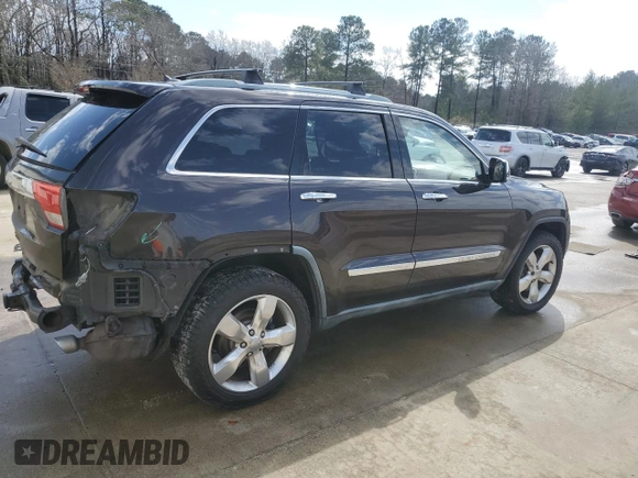 2011 Jeep Grand Cherokee Overland Summit with VIN 1J4RR6GT1BC617435, listed as a Copart auction lot 47730105 with 203,408 mi miles and Salvage Title. Bid and sale history available at carsss.com. Image 3.