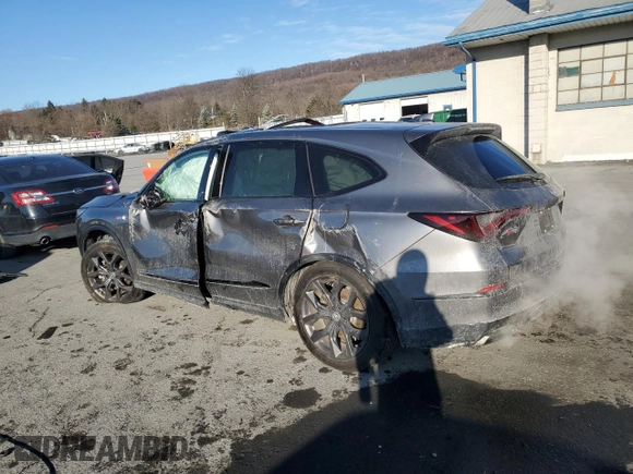 2024 Acura MDX w/A-Spec Package with VIN 5J8YE1H00RL020647, listed as a Copart auction lot 43196085 with 17,975 mi miles and Salvage Title. Bid and sale history available at carsss.com. Image 2.
