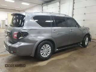 2017 Nissan Armada SV with VIN JN8AY2NC0H9503700, listed as a Copart auction lot 50528635 with 89,518 mi miles and Clean Title. Bid and sale history available at carsss.com. Image 3.