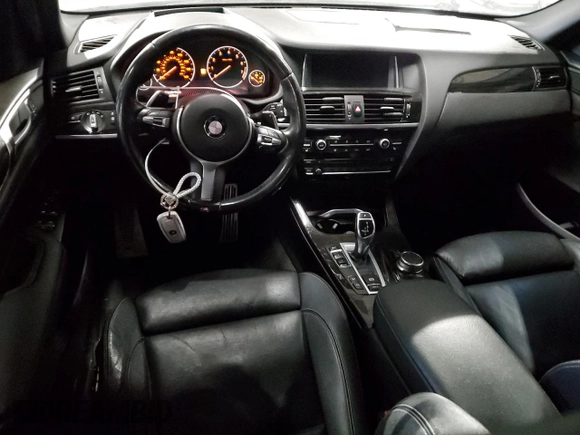 2017 BMW X3 xDrive28i with VIN 5UXWX9C38H0W66825, listed as a Copart auction lot 86734694 with 99,251 mi miles and Salvage Title. Bid and sale history available at DreamBid. Image 8.
