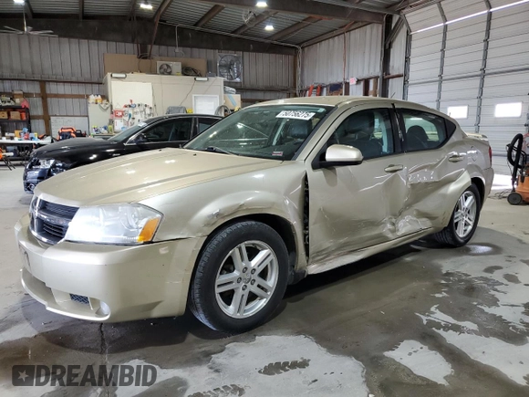 2010 Dodge Avenger R/T with VIN 1B3CC5FB9AN135784, listed as a Copart auction lot 50756275 with 191,809 mi miles and Salvage Title. Bid and sale history available at carsss.com. Image 1.