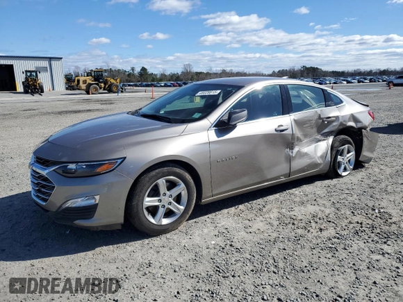 2022 Chevrolet Malibu LS with VIN 1G1ZB5ST3NF211325, listed as a Copart auction lot 48028815 with 97,604 mi miles and Salvage Title. Bid and sale history available at DreamBid. Image 1.