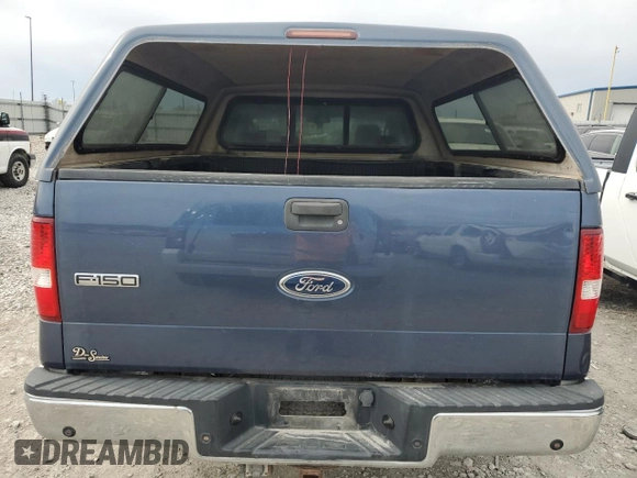 2004 Ford F-150 XL with VIN 1FTPX12564KD89245, listed as a Copart auction lot 52342585 with 187,119 mi miles and Salvage title. Bid and sale history available at DreamBid. Image 6.