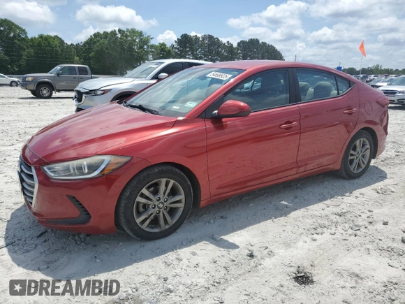 2017 Hyundai Elantra SE with VIN 5NPD84LF0HH173629, listed as a Copart auction lot 54699925 with 149,869 mi miles and Salvage Title. Bid and sale history available at DreamBid. Image 1.