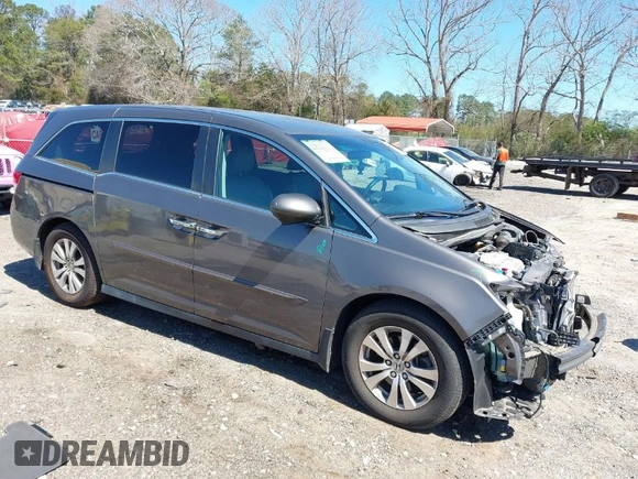 2017 Honda Odyssey SE with VIN 5FNRL5H37HB010208, listed as a IAAI auction lot 41828809 with 67,399 mi miles and . Bid and sale history available at carsss.com. Image 1.
