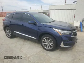 2021 Acura RDX Technology with VIN 5J8TC1H54ML016380, listed as a Copart auction lot 58882715 with Not provided miles and Salvage title. Bid and sale history available at DreamBid. Image 4.