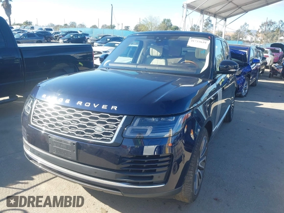2020 Land Rover Range Rover P525 HSE with VIN SALGS2SE3LA572037, listed as a IAAI auction lot 41722629 with 35,710 mi miles and . Bid and sale history available at DreamBid. Image 17.
