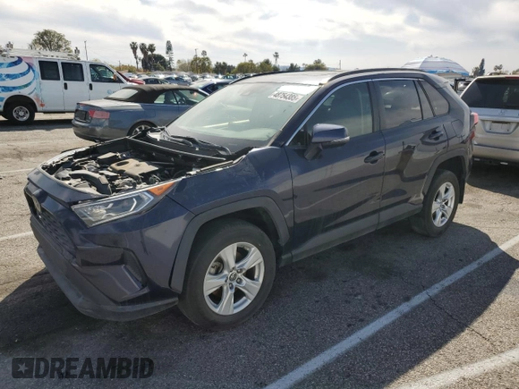 2019 Toyota RAV4 XLE with VIN JTMP1RFV8KD513544, listed as a Copart auction lot 48754385 with Not Provided miles and Salvage Title. Bid and sale history available at DreamBid. Image 1.