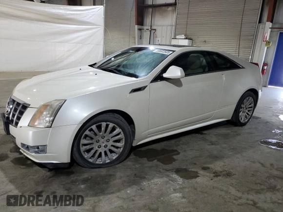 2012 Cadillac CTS Premium with VIN 1G6DS1E35C0123742, listed as a Copart auction lot 59503505 with 124,231 mi miles and Salvage title. Bid and sale history available at DreamBid. Image 1.